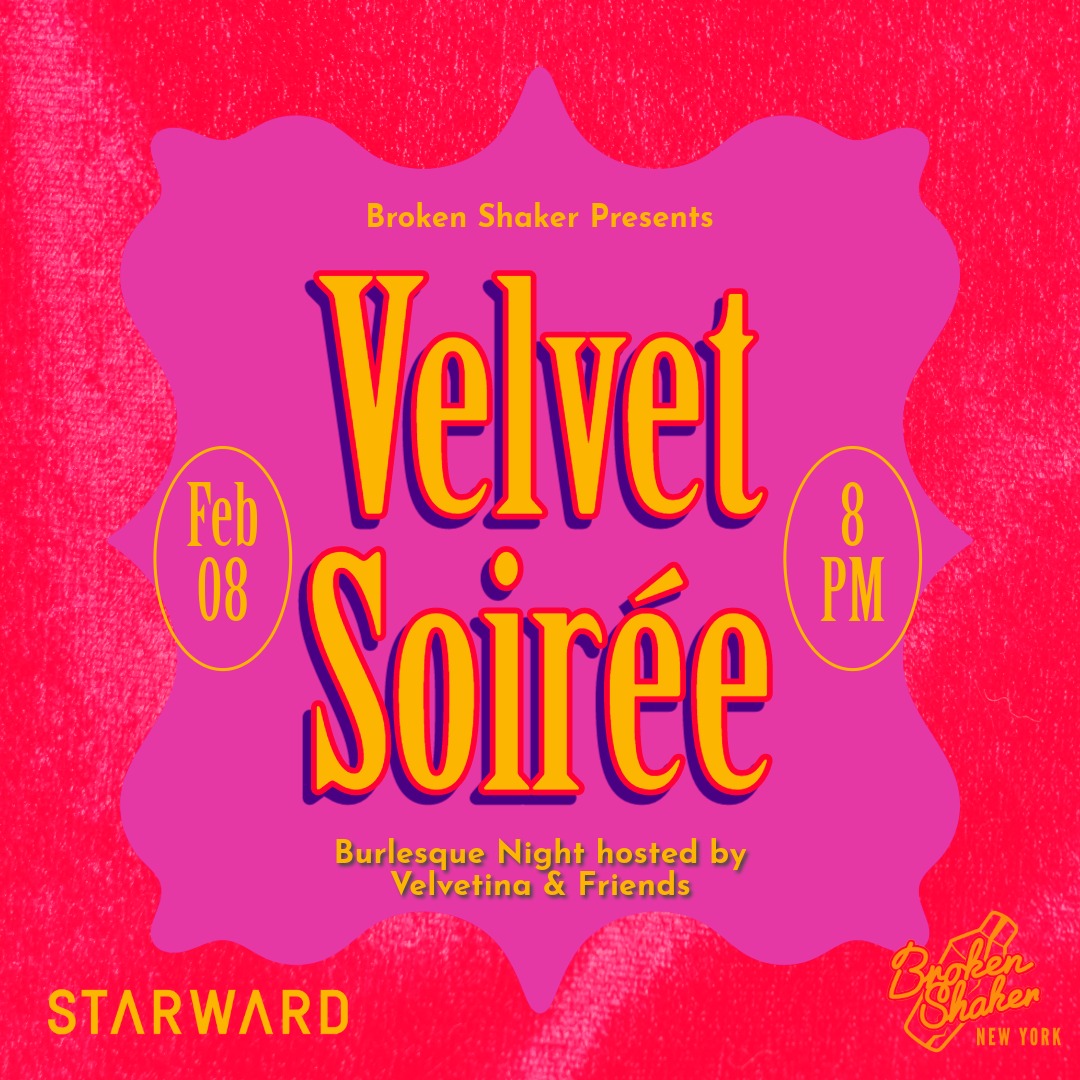 Velvet Soirée- Burlesque Show flyer