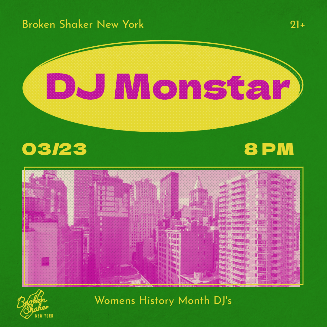 Women's history month Flyer with DJ Monstar