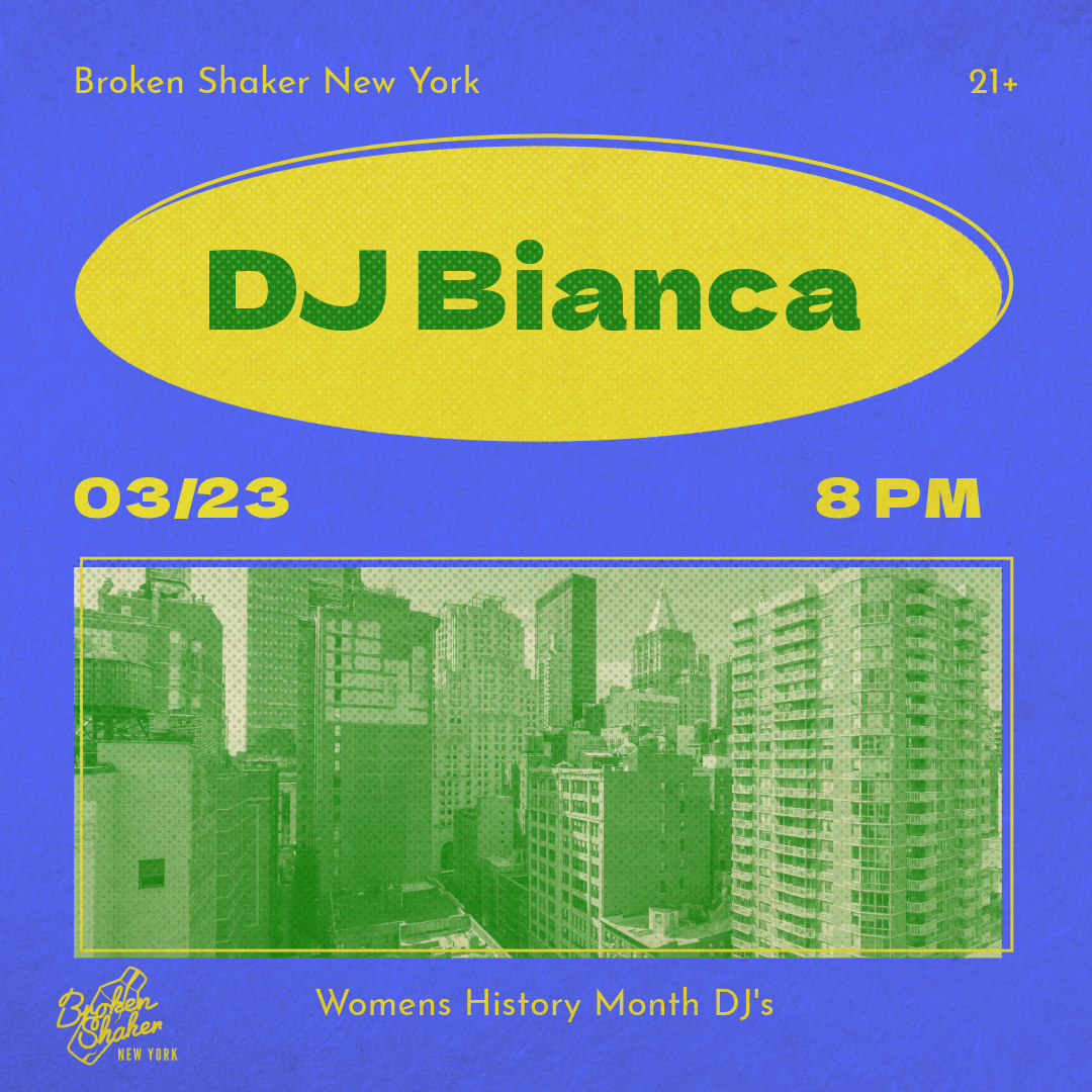 Women's history month Flyer with DJ Bianca